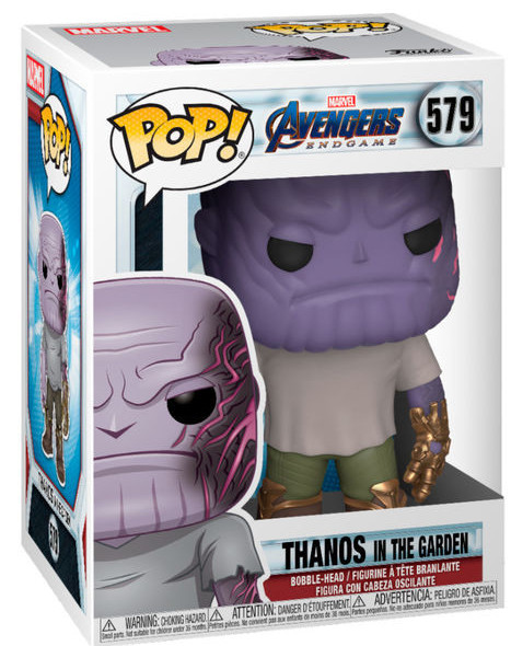  Funko POP Marvel: Avengers Endgame  Casual Thanos With Gauntlet Bobble-Head (9,5 )