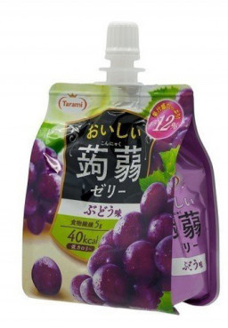 Желе питьевое Tarami из конняку со вкусом винограда (150г)