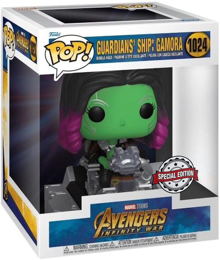  Funko POP Marvel Avengers: Infinity War Guardians' Ship  Gamora Exclusive Bobble-Head (9,5 )