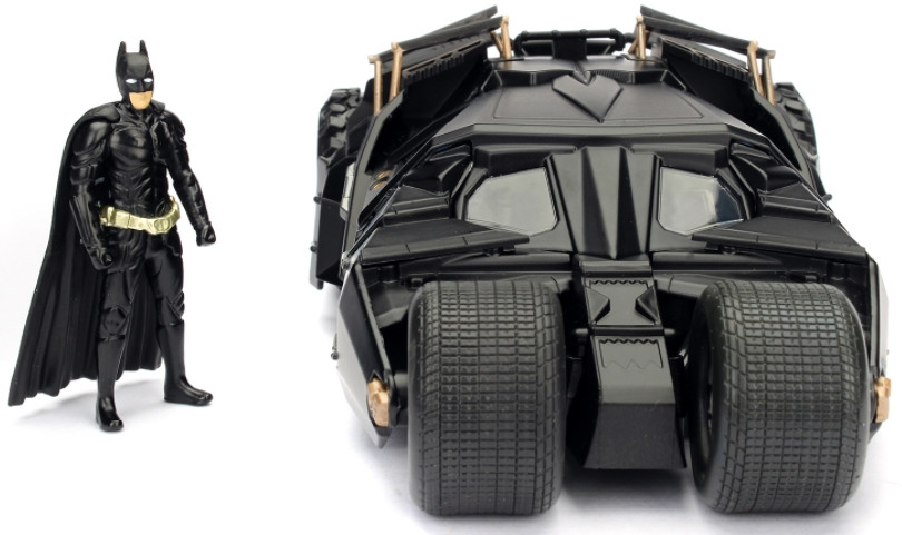 The Dark Knight Batmobile + Batman Figure