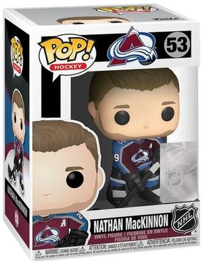  Funko POP Hockey: NHL Colorado Avalanche  Nathan Mackinnon Home Jersey (9,5 )