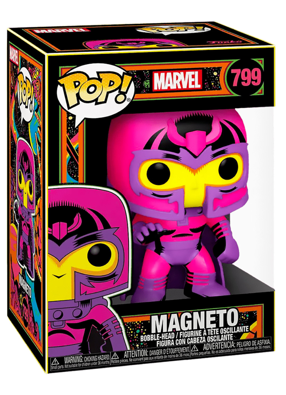 Фигурка Funko POP Marvel: Black Light – Magneto Bobble-Head Exclusive (9,5 см)