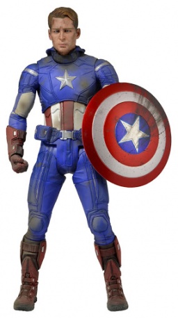  NECA Avengers  Captain America (Battle Damaged) (46 )
