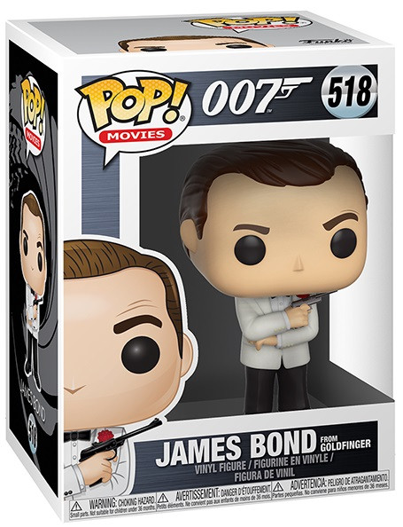  Funko POP Movies: James Bond 007  James Bond From Goldfinger Exclusive (9,5 )