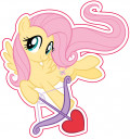 Наклейка-патч для одежды My Little Pony: Флаттершай 1