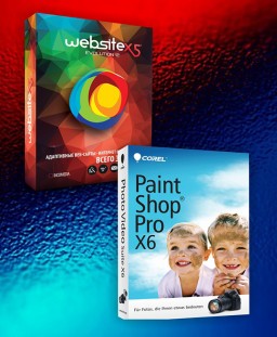 WebSite X5 Evolution + PaintShop Pro X6 OEM Edition [ ]
