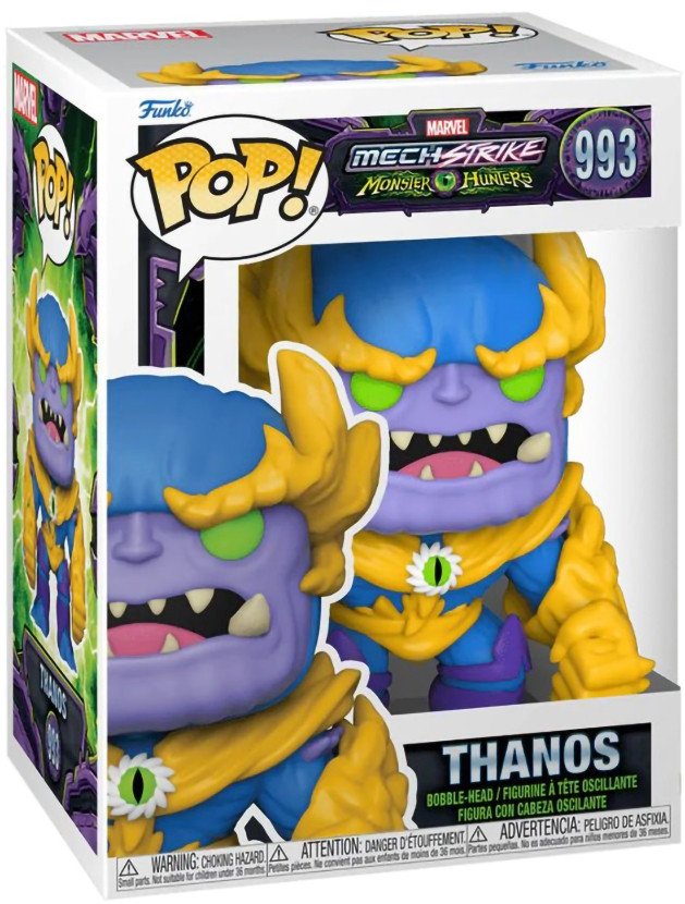  Funko POP Marvel Mech Strike: Monster Hunters  Thanos (9,5 )