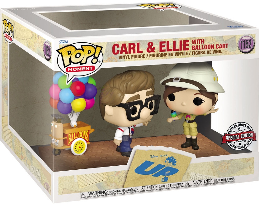  Funko POP Moment Disney: Up  Carl & Ellie With Balloon Cart Exclusive