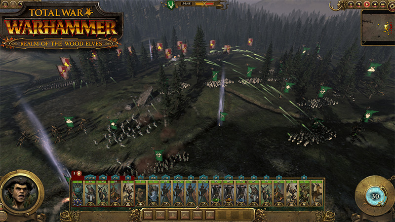 Total War: Warhammer.    (Realm of The Wood Elves).  [PC,  ]