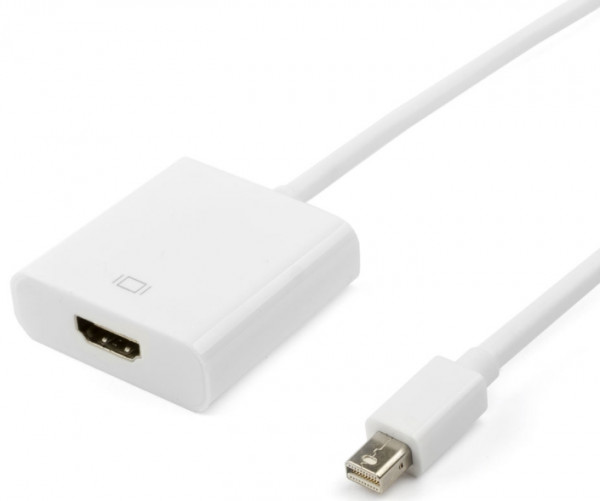Переходник ATcom Mini DisplayPor M – HDMI F 0.1 м (белый) (AT1043)