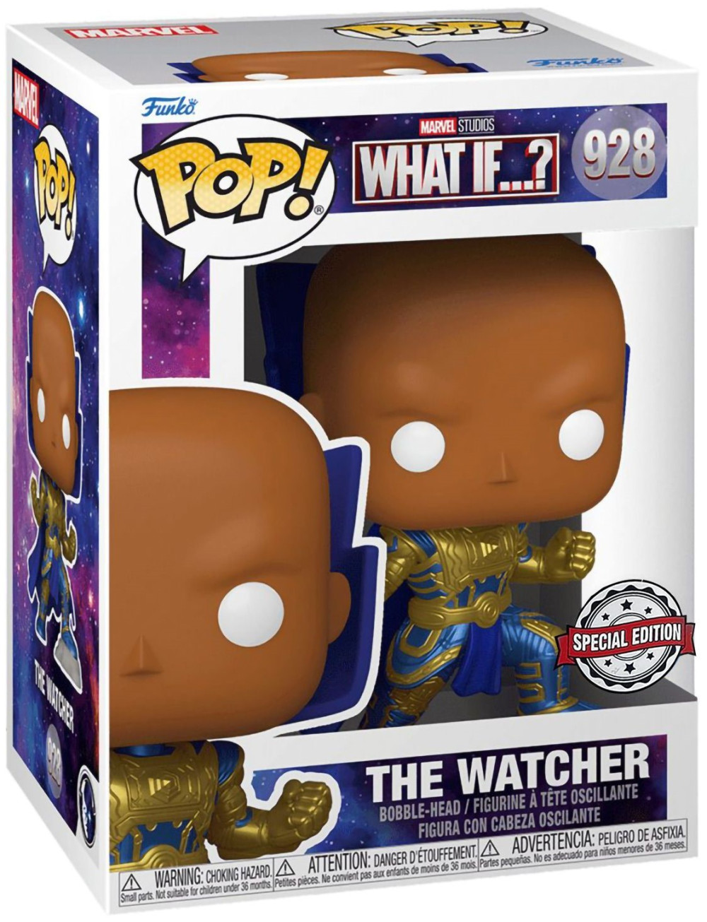  Funko POP: Marvel What If...?  The Watcher Exclusive Bobble-Head (9,5 )