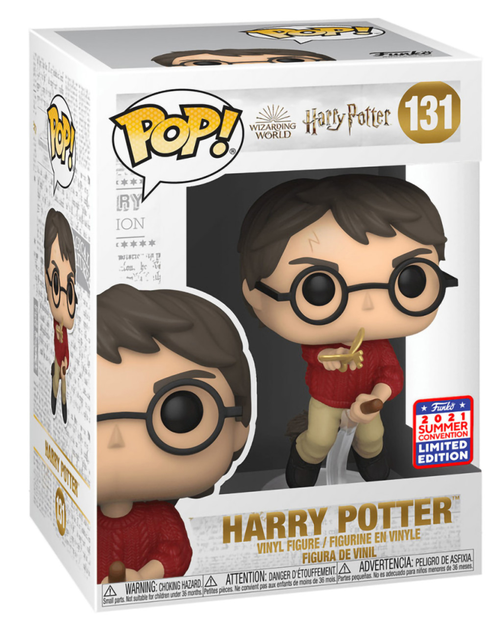 Фигурка Funko POP: Harry Potter – Harry Flying With Winged Key Exclusive (9,5 см)