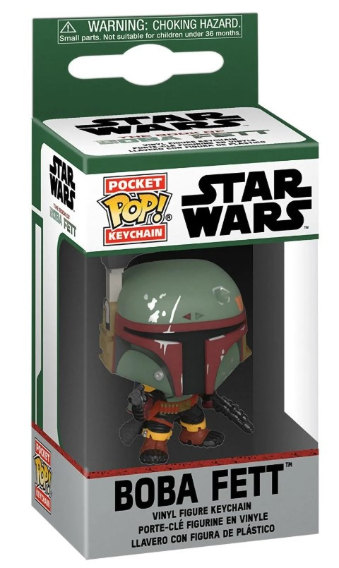 Брелок Funko Pocket POP Star Wars: Book of Boba Fett – Boba Fett