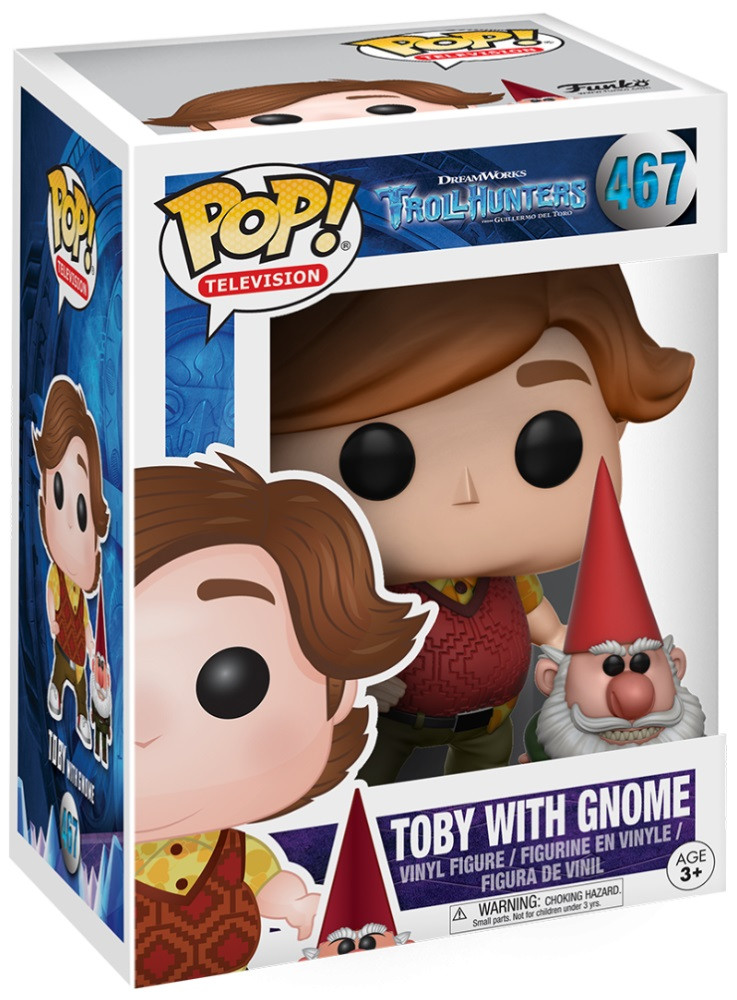  Funko POP Television: Trollhunters  Toby With Gnome (9,5 )