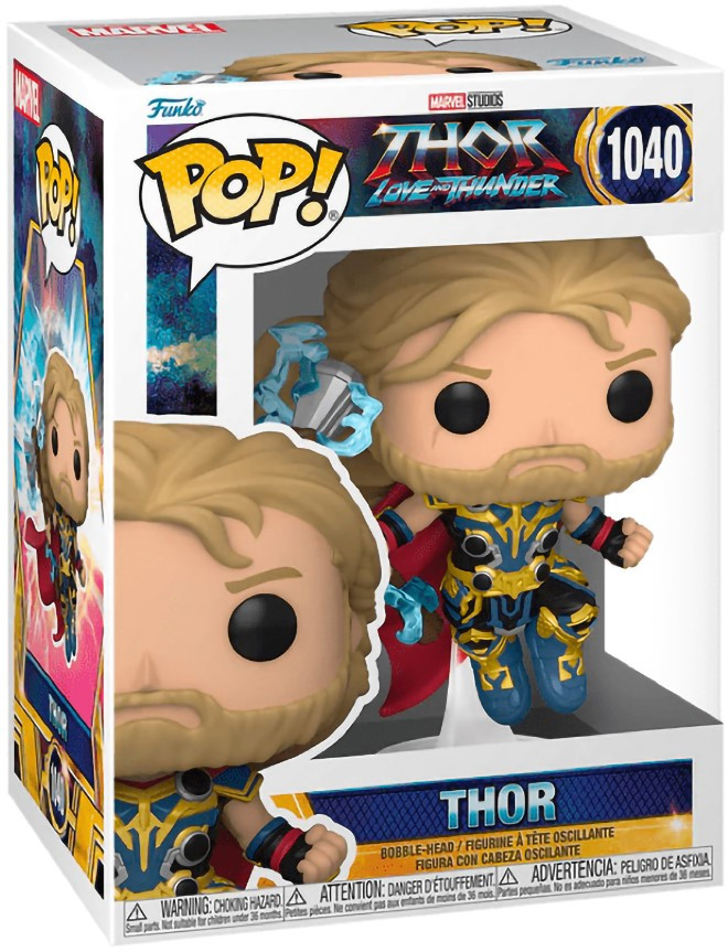  Funko POP Marvel: Thor Love & Thunder  Thor Bobble-Head (9,5 )