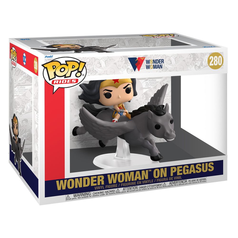  Funko POP Rides DC: Wonder Woman 80 Years  Wonder Woman On Pegasus (9,5 )