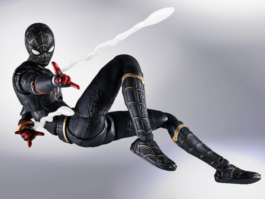  S.H.Figuarts Marvel: Spider-Man  No Way Home [Black & Gold Suit] Special Set  (15 )