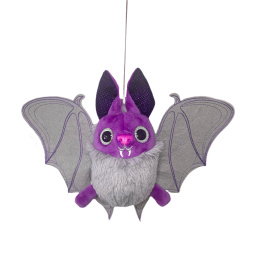 Мягкая игрушка Летучая мышь Мэлис фиолетовая (27 см)