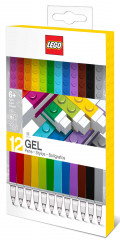 Набор ручек LEGO 12-Pack (гелевые) (цветные)