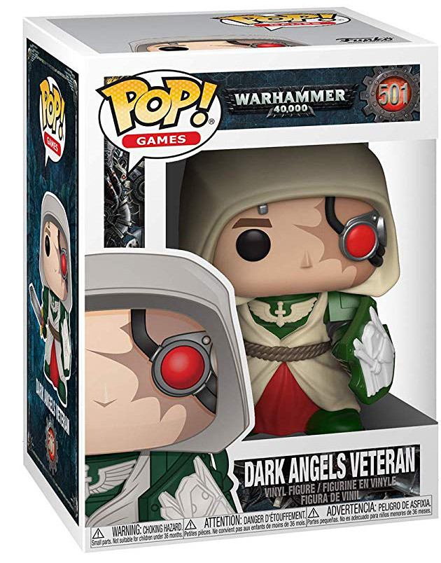 Фигурка Funko POP Games: Warhammer 40 000 – Dark Angels Veteran (9,5 см)