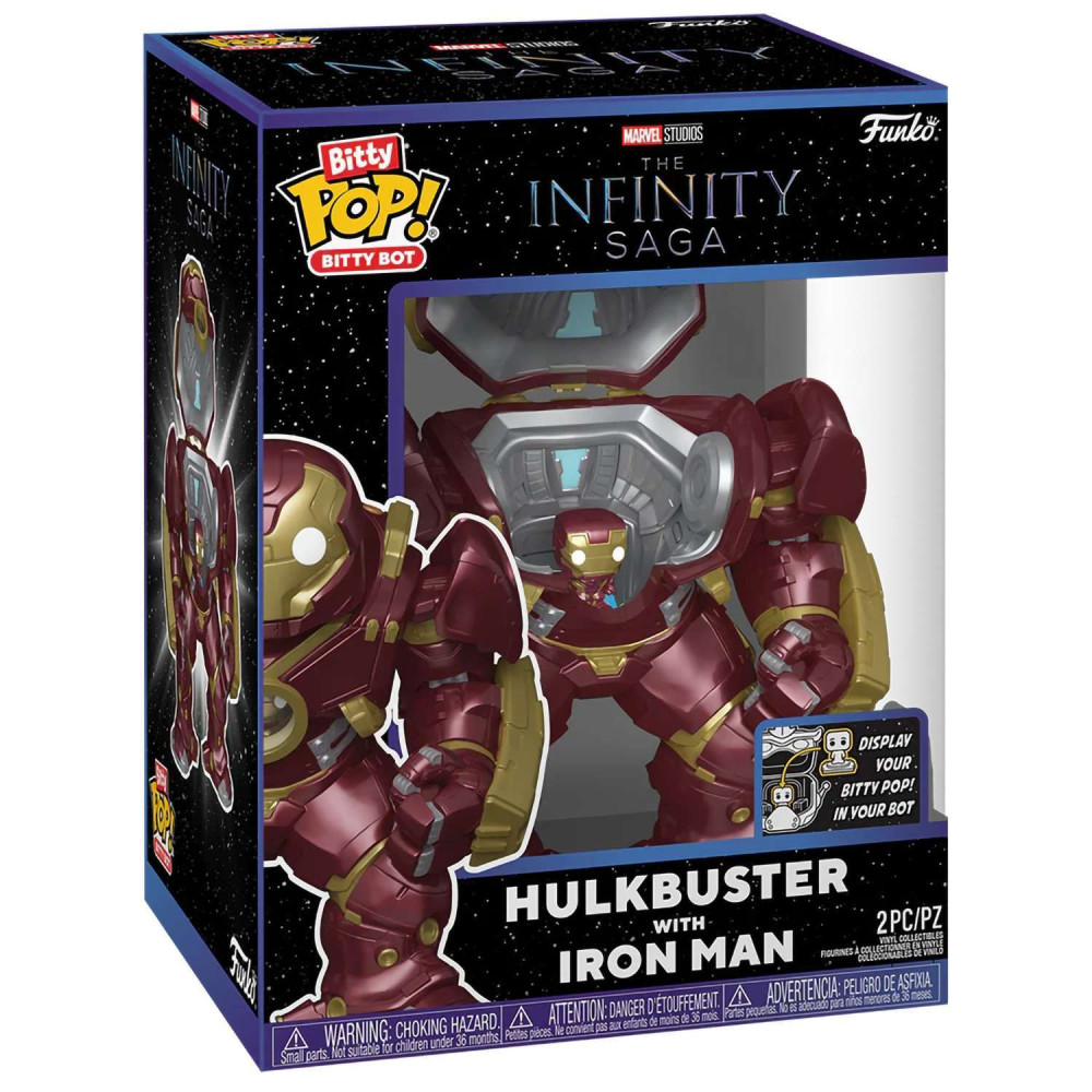 Фигурка Funko Bitty POP Bitty Bot Marvel: Infinity Saga – Hulkbuster with Iron Man (83645) (9,5 см)
