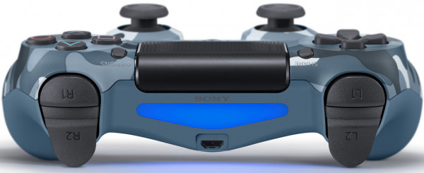Геймпад DualShock 4 для PS4 беспроводной Blue Cammo (камуфляжный) (CUH-ZCT2E)