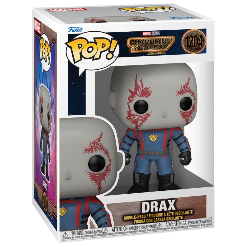 ������� Funko POP Marvel: Guardians Of The Galaxy 3 � Drax Bobble-Head (9,5 ��)