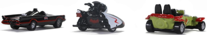  Hollywood Rides: Classic TV Series Batmobile / Batcycle / Jokermobile (3 .)