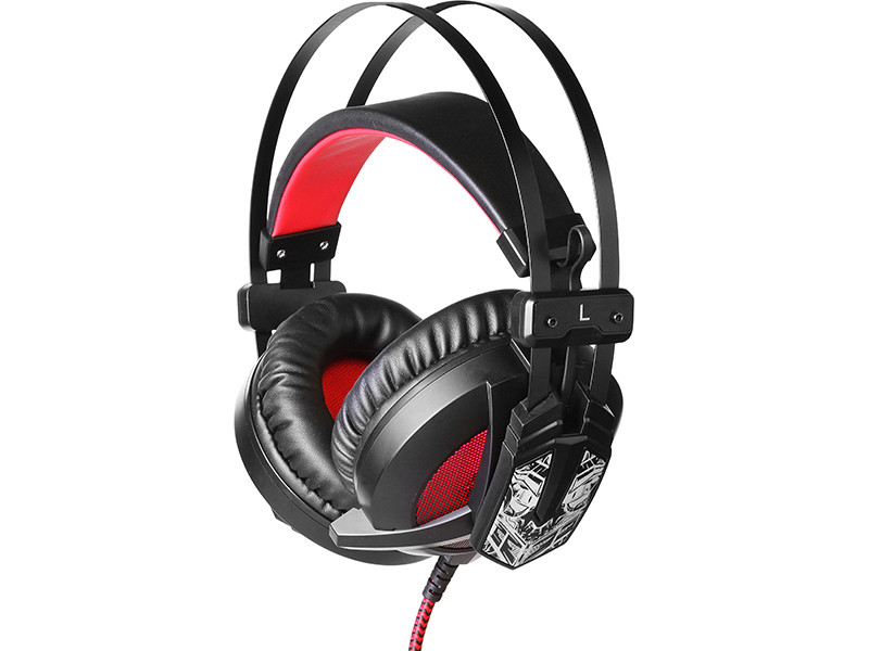 Гарнитура Qumo Warlock GHS008 проводная с подсветкой для PC
