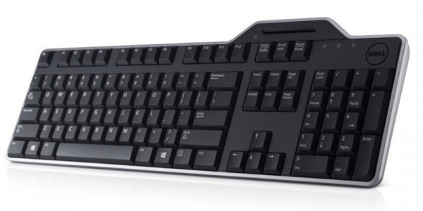 Клавиатура Клавиатура DELL KB-813 smart card reader проводная USB для PC (черный)(580-18360)