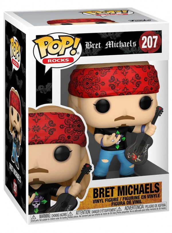 Фигурка Funko POP Rocks: Bret Michaels With Chase (9,5 см)