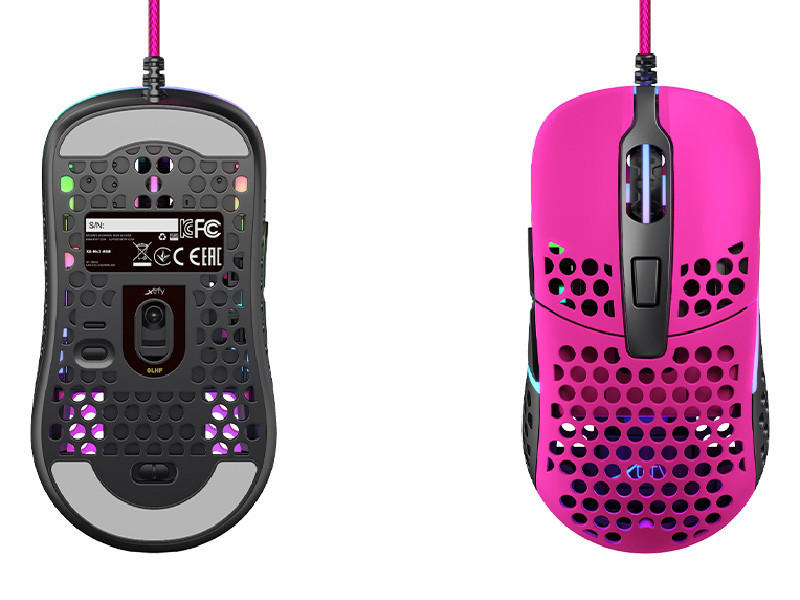 Мышь Xtrfy M42 проводная игровая для PC (розовая)