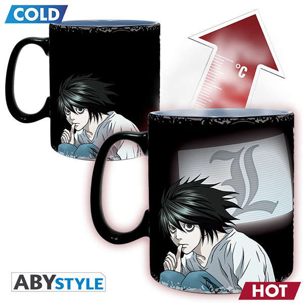 Кружка Death Note: Kira & L Heat Change
