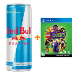 ����� LEGO DC Super-Villains [PS4, ������� ��������] + ������� �������������� Red Bull ��� ������ 250��