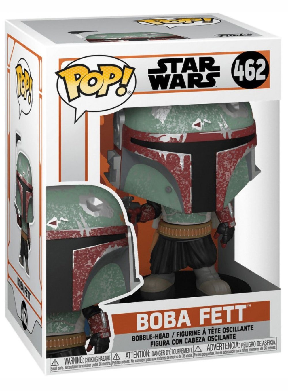  Funko POP: Star Wars The Mandalorian  Boba Fett Bobble-Head (9,5 )