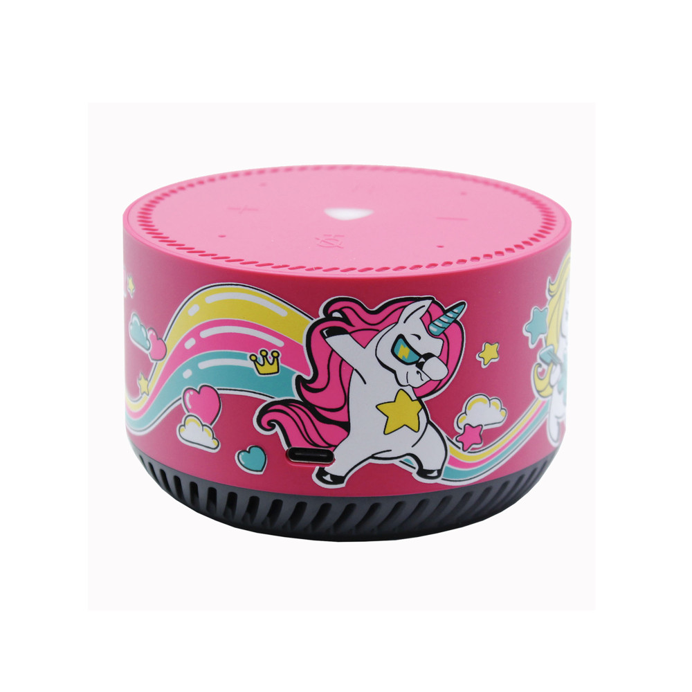 Кастомизированная Яндекс.Станция Лайт Rainbo: Pink Unicorn