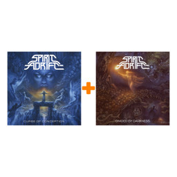 Spirit Adrift  Curse Of Conception Transparent Blue Vinyl (LP) + Divided By Darkness Neon Orange Vinyl (LP)
