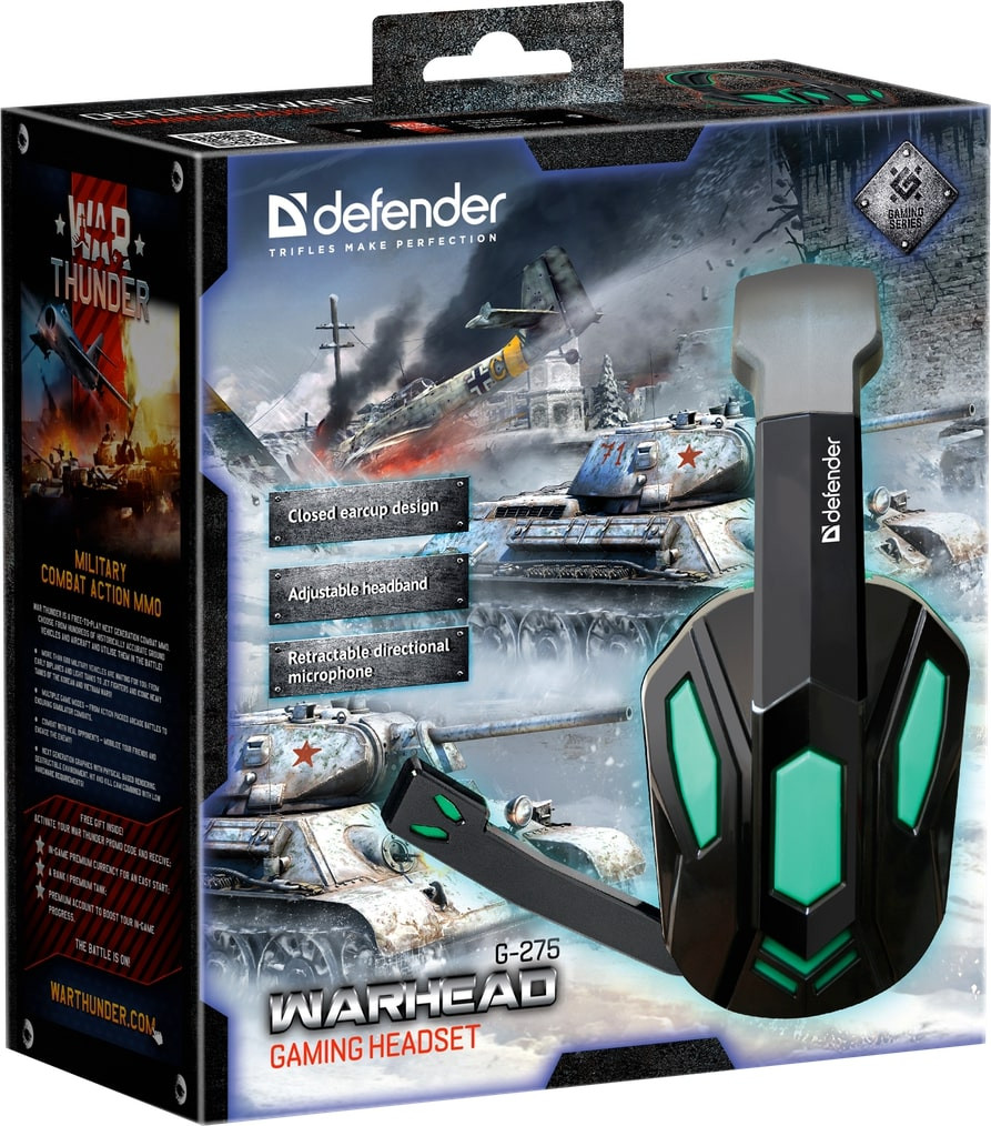 ��������� Defender Warhead G-275 ��������� ������� ��� PC � ������� 1.8 � (������� + ������)