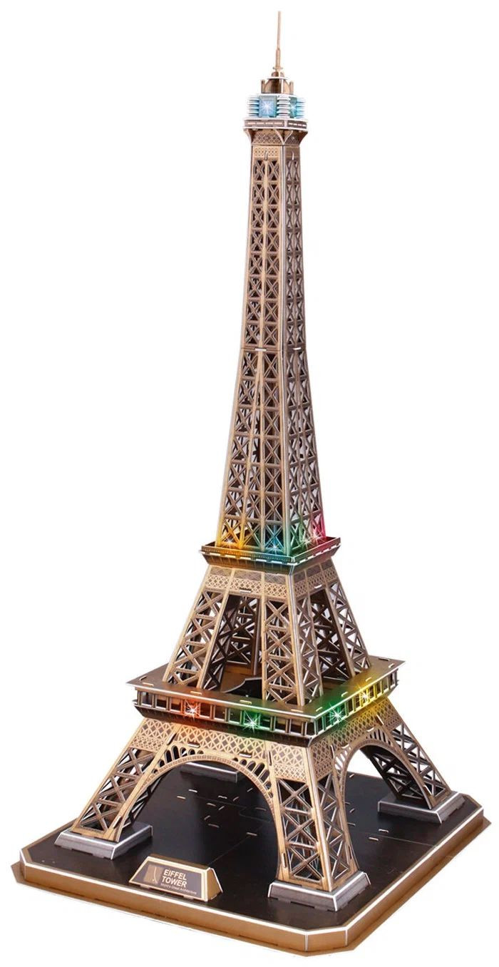 3D Puzzle Эйфелева башня с LED-подсветкой (84 элемента)