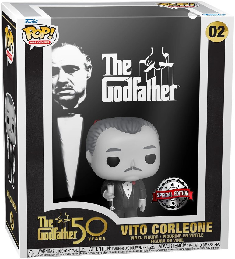  Funko POP VHS Covers: The Godfather 50 Years  Vito Corleone Exclusive (9,5 )