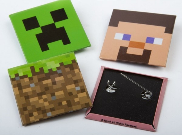 Набор значков Minecraft (4 шт.)