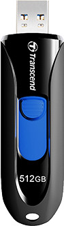 - Transcend 16GB JetFlash 790 (Black/Blue) USB 3.1