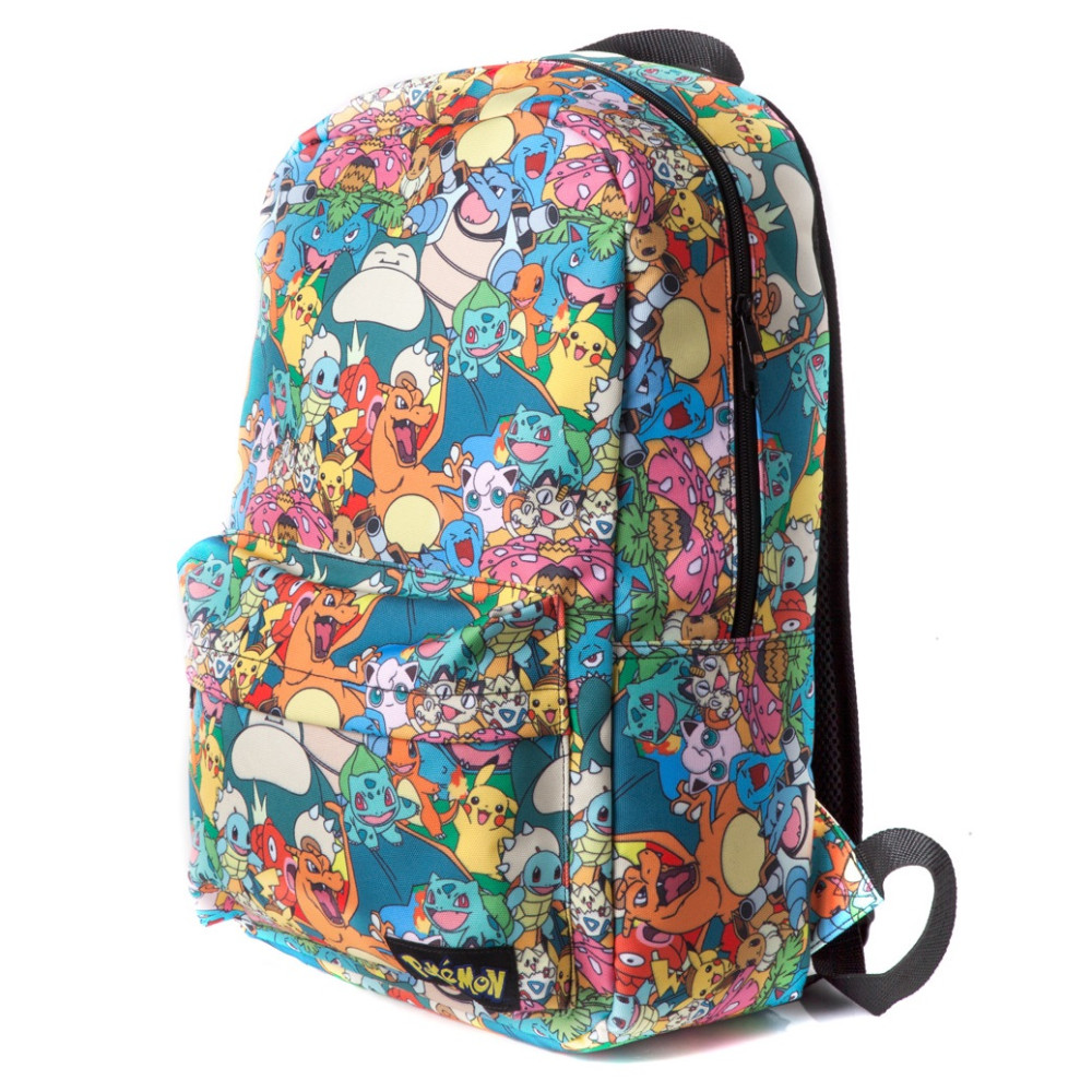  Pokemon. Characters All Over Printed Backpack