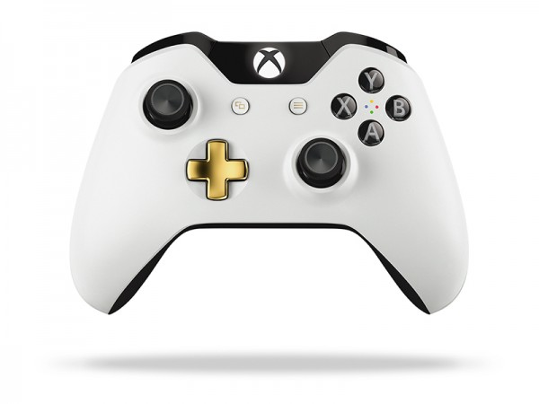 Беспроводной геймпад Белый с золотым для Xbox One