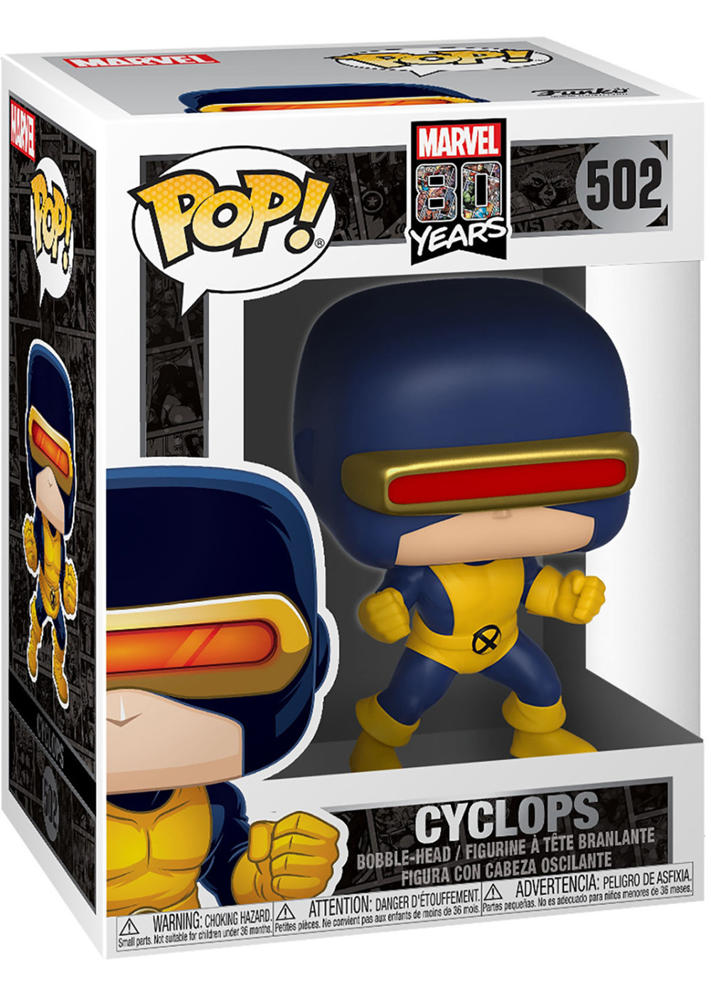  Funko POP: Marvel 80 Years  Cyclops Glows In The Dark Bobble-Head (9,5 )