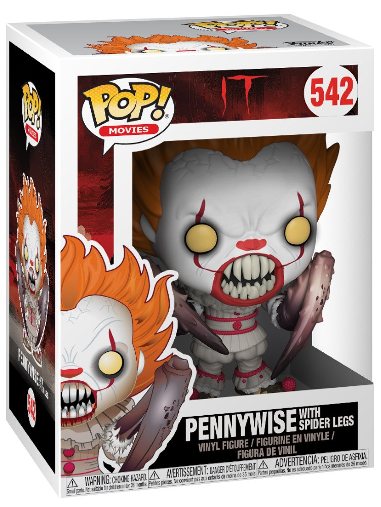  Funko POP Movies: IT  Pennywise With Spider Legs (9,5 )