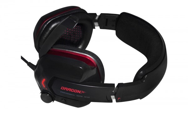 Проводная гарнитура Qcyber Dragon Black для PC