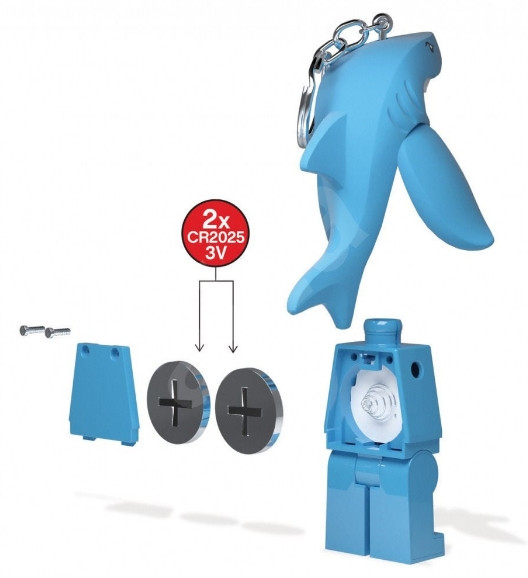 Брелок-фонарик LEGO: Iconic – Shark Suit Guy
