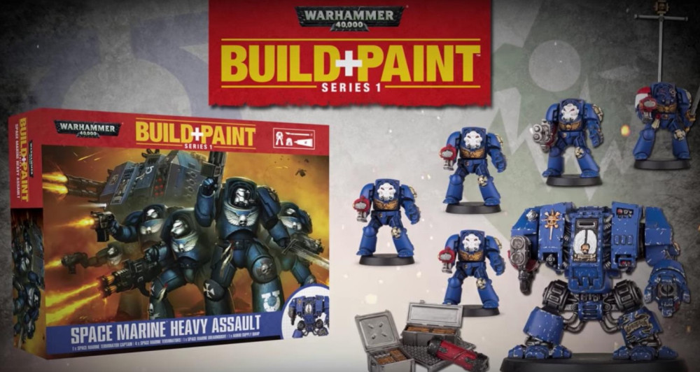 Warhammer 40 000: Miniatures Build+Paint  Space Marine Heavy Assault