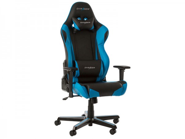 Геймерское кресло DXRacer Racing OH/RZ0/NB (Black/Blue)